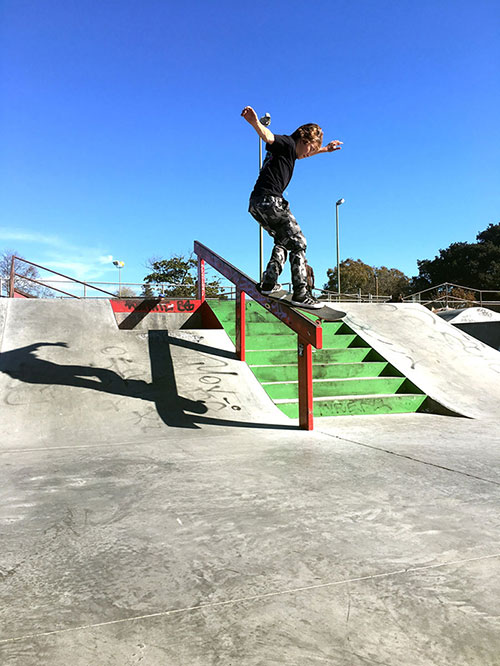 Front feeble (one of about 10 tricks done first try).